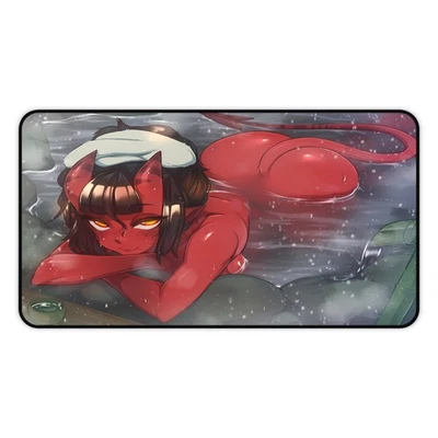 Meru the Succubus Desk Mat, Demon Mousepad XL XXL, Gift for Anime Fans - Image 1 of 4