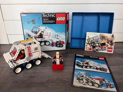 LEGO Technic Action Set Arctic Rescue Unit 8660 1986 Vintage Set w/ Box & Manual - Image 1 of 4