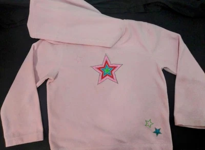 Just Friends Pink Pull Over Hoodie Girls Size 6 - Image 1 of 4