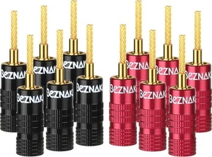Flex Pin Colorback Bananenstecker für gefederte Lautsprecherklemmen, 6... - Bild 1 von 6