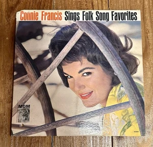 Connie Francis - “Connie Francis Sings Folk Song Favorites” Vinyl Album (1961) - Picture 1 of 4