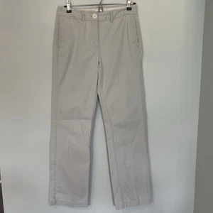 Talbots Damen gerades Bein Chino Hose Größe 4 Beige Baumwollmischung Stretch Büro - Bild 1 von 7
