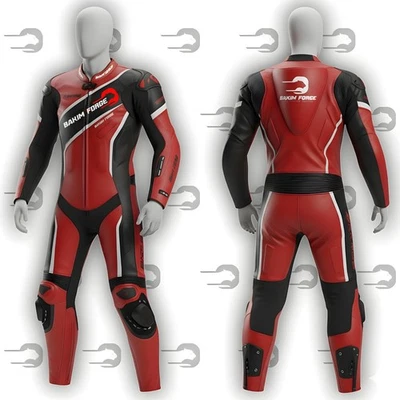 Special Edition, Motorbike/Motorcycle Custom Racing Leather Suit in 1 & 2 Piece - Image 1 of 4