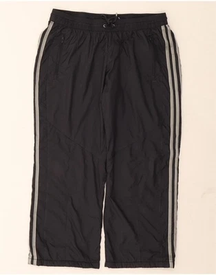 ADIDAS Womens Clima Proof Capri Tracksuit Trousers UK 14 Large Grey DP62 - Image 1 of 3