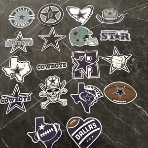Dallas Cowboys Vinyl Aufkleber 18er Set Kostenloser Versand!! - Bild 1 von 6