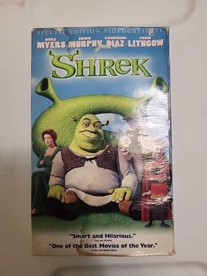 Shrek Special Edition VHS Tape Movie Case Damaged! Tape is EXCELLENT CONDITION! - Image 1 of 4