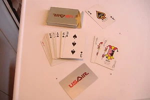 ~USAIR~CARTE DA GIOCO~HOYLE~RIVESTITE IN PLASTICA~ - Foto 1 di 4