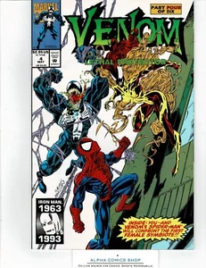 VENOM: LETHAL PROTECTOR #4 - 1st SCREAM/AGONY/PHAGE/RIOT/LASHER NM- 1993 - Picture 1 of 2