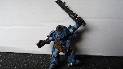 WH40K SPACE WOLVES CLASSIC STERNHAMMER'S WULFEN GUARD WULFEN 1 OOP METAL # - Image 1 of 2