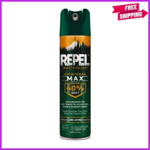 Repel Insect Repellent Sportsman Max Formula,40% DEET, aerosol spray, 6.5 fl oz. - Picture 1 of 6