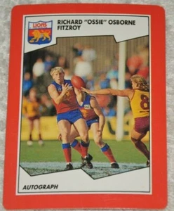 RICHARD OSBORNE 1989 SCANLENS VFL CARD #134 EXCELLENT CONDITION - Picture 1 of 2