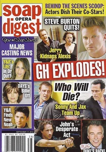 Soap Opera Digest Magazine September 17 2012 General Hospital Jesse Soffer - Foto 1 di 2