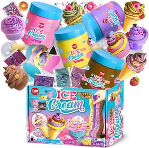 35.16 FL OZ Butter Slime Pack FunKidz Soft Ice Cream Slime Kit for Girls 6-8 ... - Picture 1 of 9