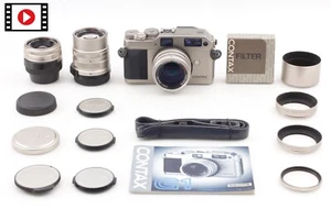 3 Lens 【MINT】Contax G1 35mm Rangefinder Film Camera 28mm 45mm 90mm From JAPAN - Picture 1 of 23