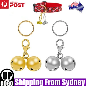 2pcs Pet Bell Dog Collar Bell Cat Bells for Collar Loud Collars Puppy Collar AU - Picture 1 of 6