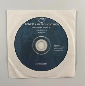 Dell Drivers and Documentation Disc S2330MX - Picture 1 of 1