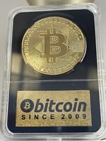 BITCOIN- Limited Edition Physical Coin with Display Case / Cryptocurrency￼
