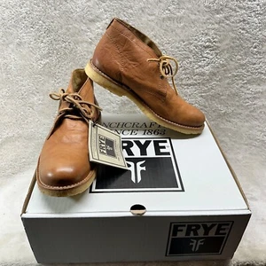 FRYE Hudson Chukka Cognac Leder Stiefel Größe 8M - Bild 1 von 8