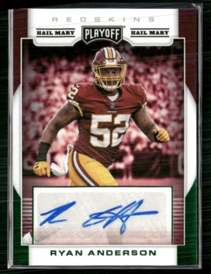 Ryan Anderson 2017 Playoff Hail Mary Auto - Image 1 of 2