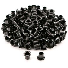 (#8-9) - (1/4in) - Black Kydex Holster Eyelets - (25, 50, 100 Qty.) - (USA Made)