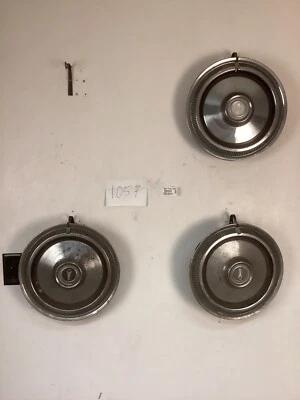 QTY 3 1975-1980 Plymouth Valiant Volare 14" Hubcap Wheel Cover Vintage 388A - Image 1 of 4