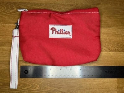 Philadelphia Phillies Stub Hub Coin Purse Clutch Wristlet Purse Red & White NEW - Image 1 of 4