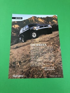 Toyota 4 Runner 1992 1993 vintage anuncio impreso original B4 - Imagen 1 de 1