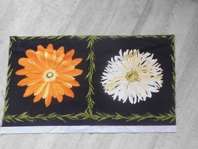 Nähen - Patchwork -  Panele - 2 Blüten - Stoff - Bild 1 von 3