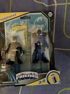 DC Super Friends Imaginext BATMAN & ROOKIE Action Figure Set 2 Sealed NEW GXJ30