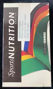 THE INTERIOR DESIGN SPORTS NUTRITION SYSTEM VHS - Picture 1 of 3