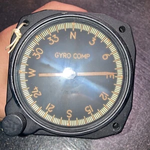 Gyro Slaved Comp 90001 2112 21174 Sperry Gyroscope Indicator Magnetic Compass - Bild 1 von 9
