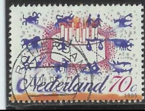 Nederland plaatfout gestempeld 1646P - Picture 1 of 1
