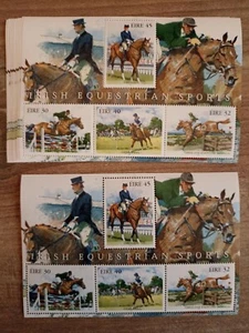 Stamps - IRLANDA - Lote 10 Hojas Bloque Nº 28 Yvert - CABALLOS - Imagen 1 de 1