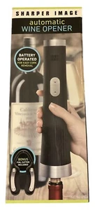 Sharper Image-Automatic Wine Opener Bonus Foil Cutter NEW - Picture 1 of 4