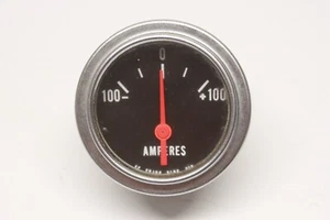 Vintage AC Car Truck Dash Accessory -100-100+ Amp Ampere Ammeter Gauge 1-15/16" - Picture 1 of 3