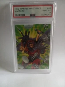 1992 Marvel Masterpieces 49 Magneto PSA 8 🔥 - Picture 1 of 2