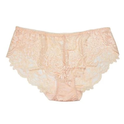 Bragas completas de encaje-tiro medio 4XL calzoncillos sexy lisos talla grande mujeres panty ropa interior Foto 1 de 4