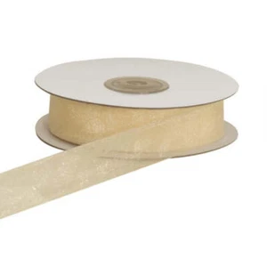ETM Ruban Organza 10 MM 50 MT Ivoire - Imagen 1 de 1