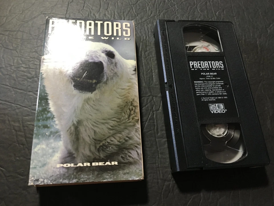 Predators Of The Wild Polar Bear VHS - Image 1 of 3