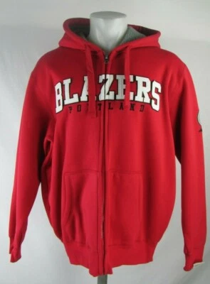 Portland Trail Blazers NBA Women's Full-Zip Red G-III Hoodie With Fleece Lining - Image 1 of 4