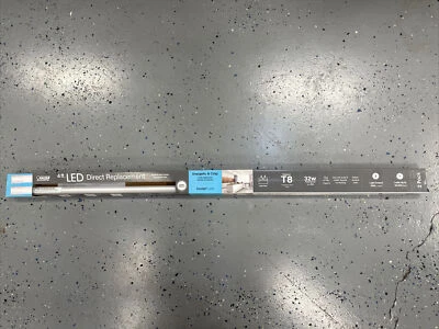 NEW Feit Electric 2x Plug & Play LED T8 Bulbs, 18w 1800 Lumen 3500 Hours 5000k - Image 1 of 4