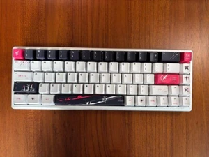 YUKI AIM Polar 65 KATANA Collection Keyboard AS-KB165WHUS-YUKI Used From Japan - Picture 1 of 6
