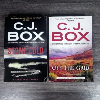 Lot of 2 ADVANCE UNCORRECTED PROOFS | Paperback Books by C.J. Box | Joe Pickett - Image 1 of 4