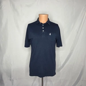 Johnnie-O Men's Performance Golf Stretch Polo Blue Small Navy  Blue Y2K - Picture 1 of 8