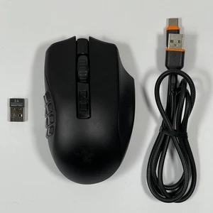 Razer Naga V2 Pro Wireless MMO Gaming Mouse: 19+1 Programmable Buttons 30K Optic - Photo 1/5