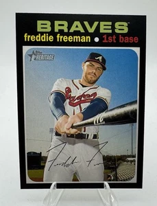 2020 Topps Heritage #263 Freddie Freeman Atlanta Braves - Imagen 1 de 2