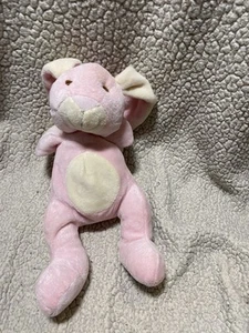 Stephan Baby Bunny Plush Pink Rabbit Knotted Ears Sewn Eyes 12" Floppy Toy Lovey - Picture 1 of 4