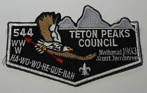 OA Lodge 544 Ha-Wo-Wo-He-Que'-Nah Idaho 1993 Jamboree SMY   Boy Scout MX1 - Picture 1 of 1