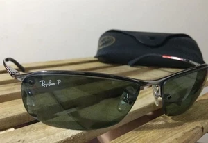 NEU Ray-Ban RB3183 Gunmetal Green Gradient Sonnenbrille Original Box & Papiere - Bild 1 von 5