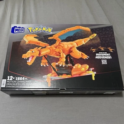 MEGA Pokemon Figura de Acción Juguetes de Construcción para Adultos, Movimiento Construible Charizard Foto 1 de 4